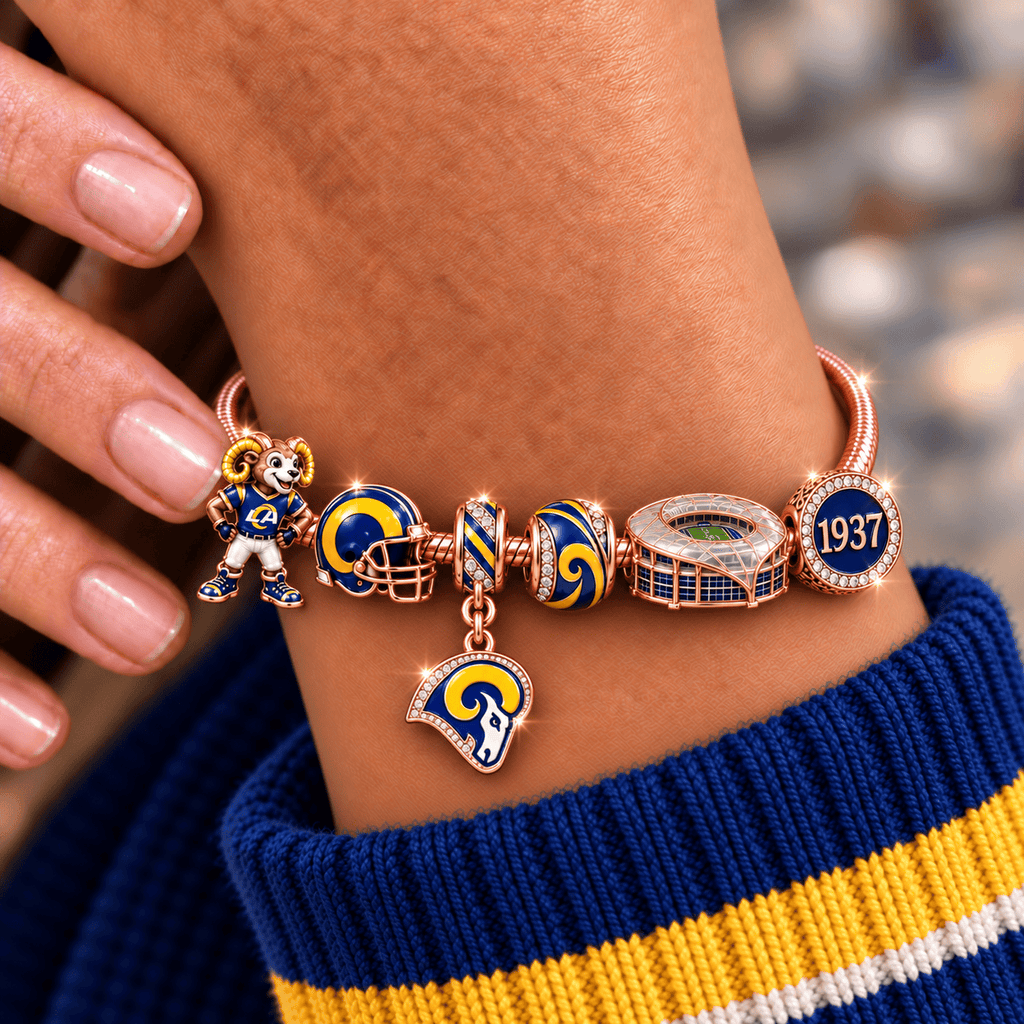 LARS Gold Charm Bracelet Set NHVH