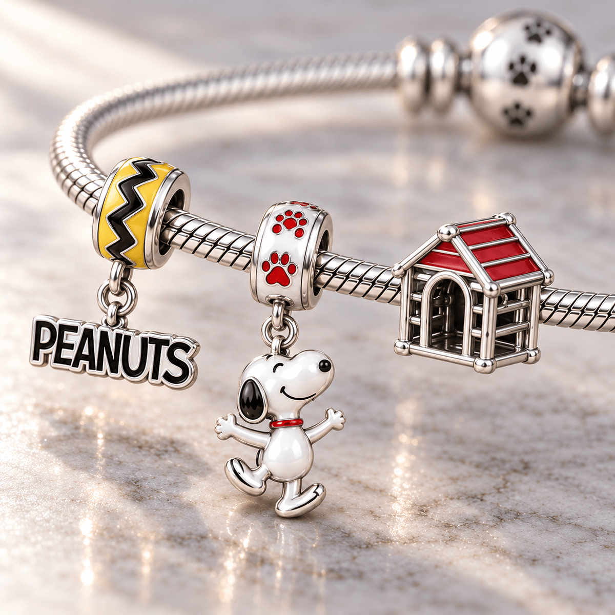 SPNY Silver Charm Bracelet Set HQH