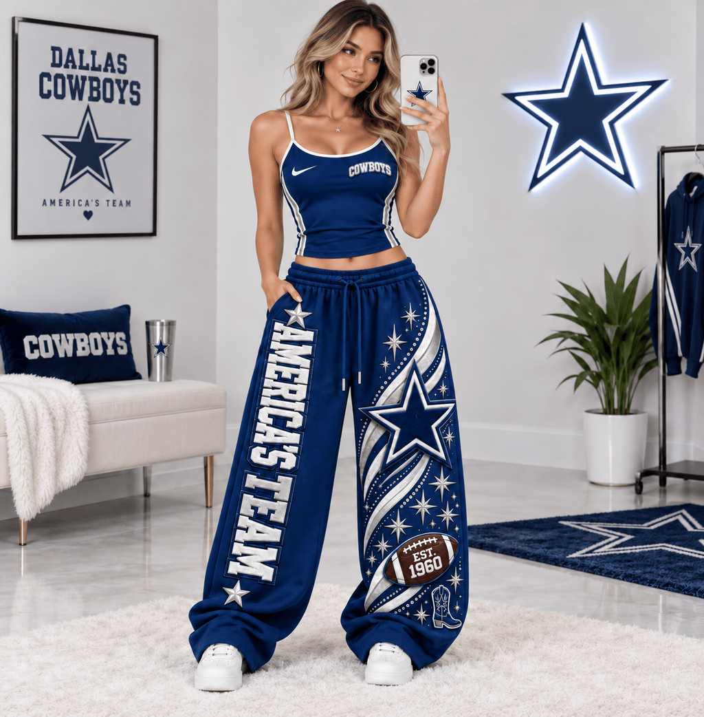 Premium DLCB Sports-Inspired Cami & Wide-Leg Pants Set BMD