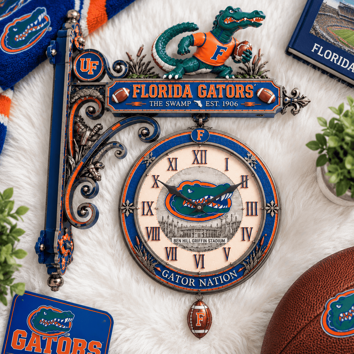 FGT Premium Illuminating Collector Wall Clock LNTH