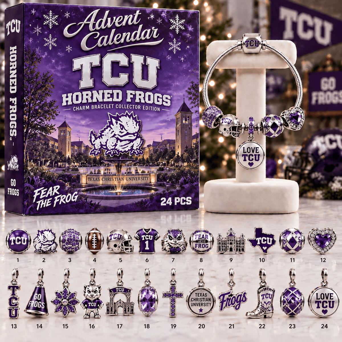 Premium TCU Advent Calendar Charm Bracelet Set PVNA