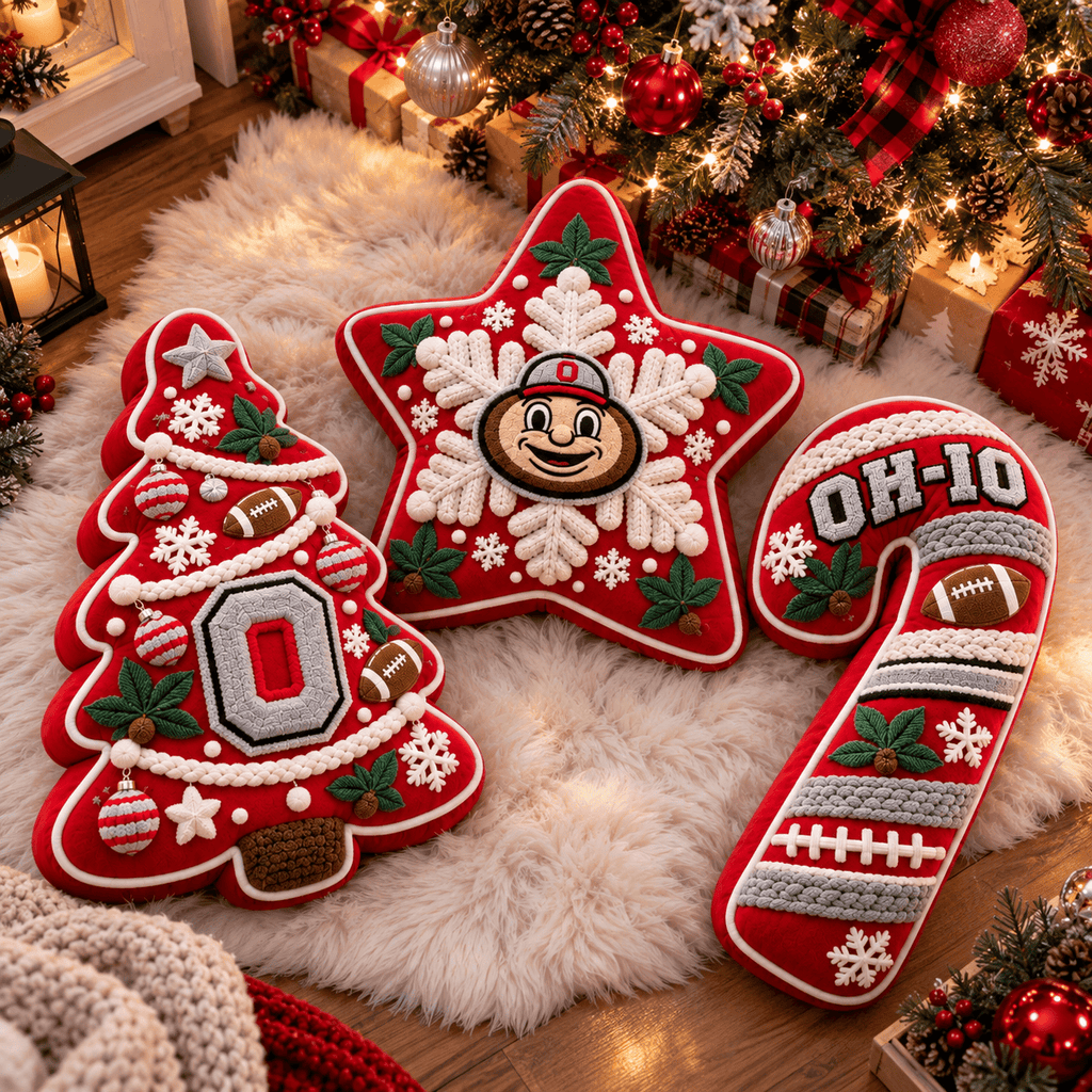 OSB Christmas Tree Base Pillow Set HTTT