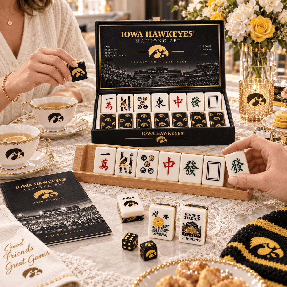 Premium IWHK Mahjong Tiles Set TNSM