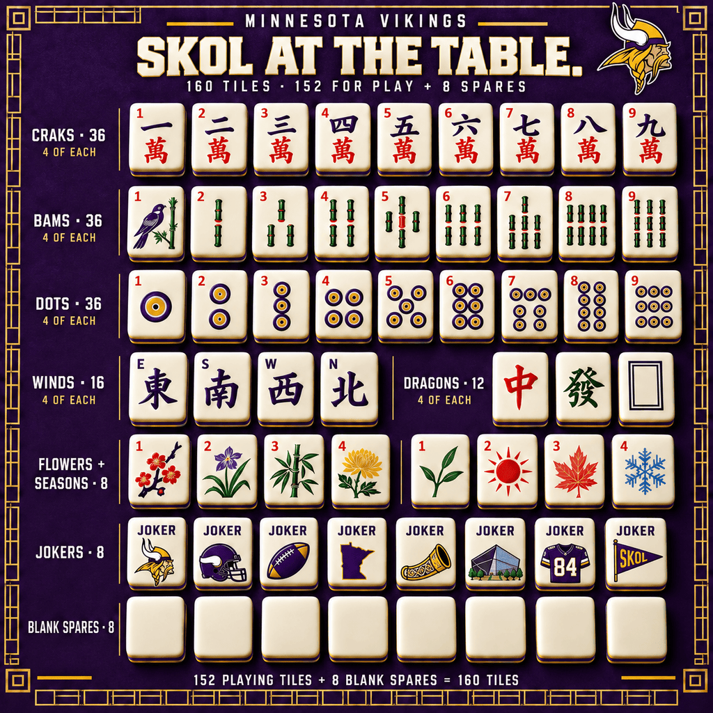 MNVK Premium Mahjong Set – Game Night Edition PNPA