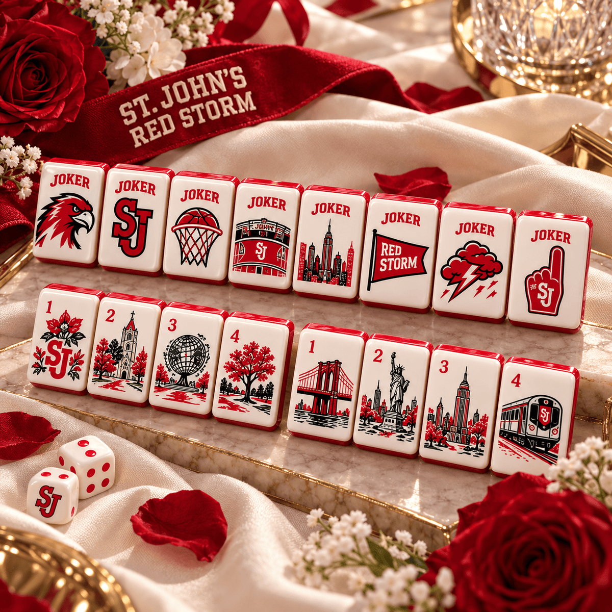 Premium SJRS Mahjong Tiles Set TNSM