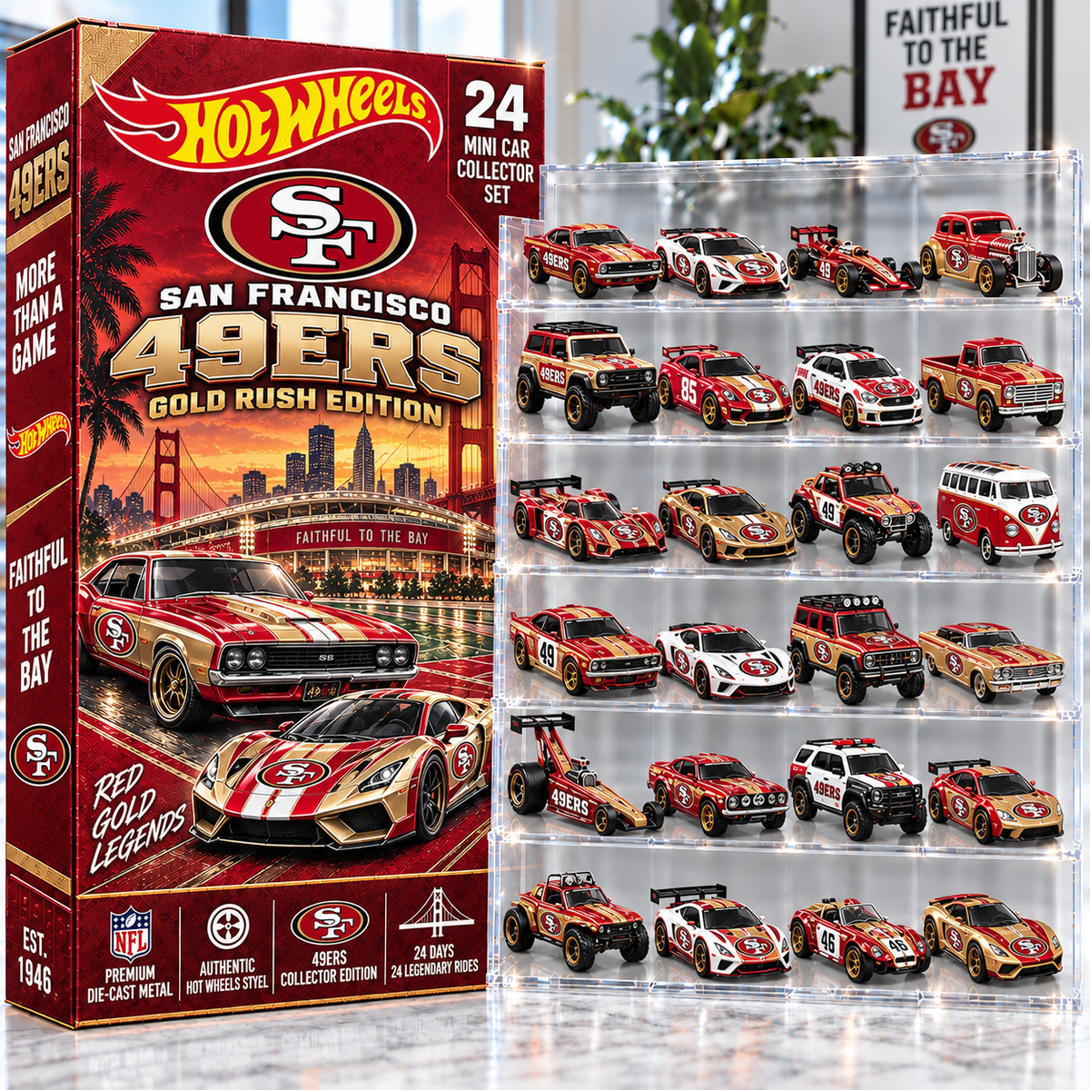 SF49 Premium Mini Car Advent Calendar LNTH