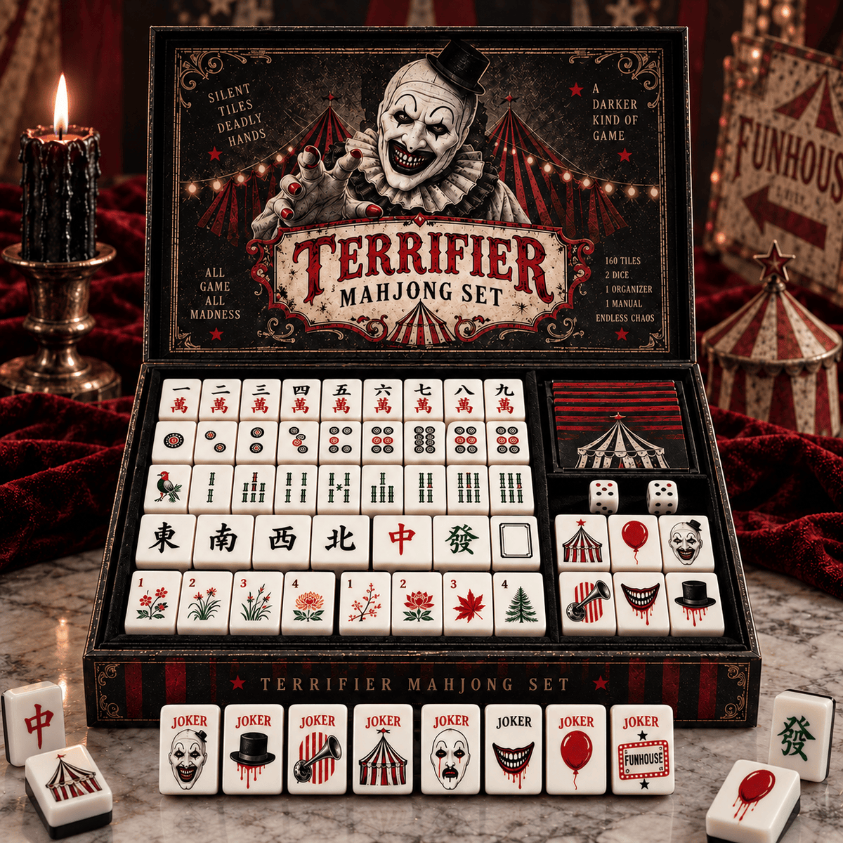 Premium TEF Mahjong Tiles Set TNSM