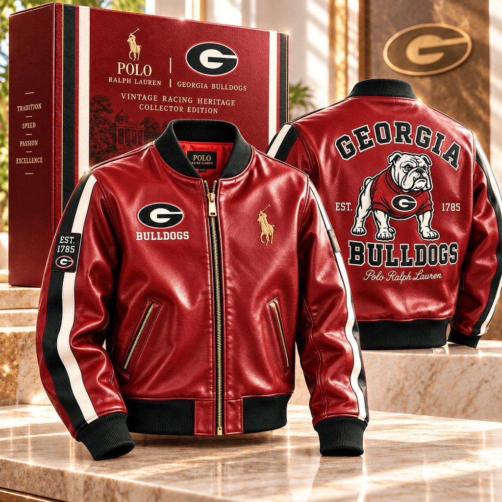 GGBD PREMIUM LEATHER BOMBER JACKET NTNA