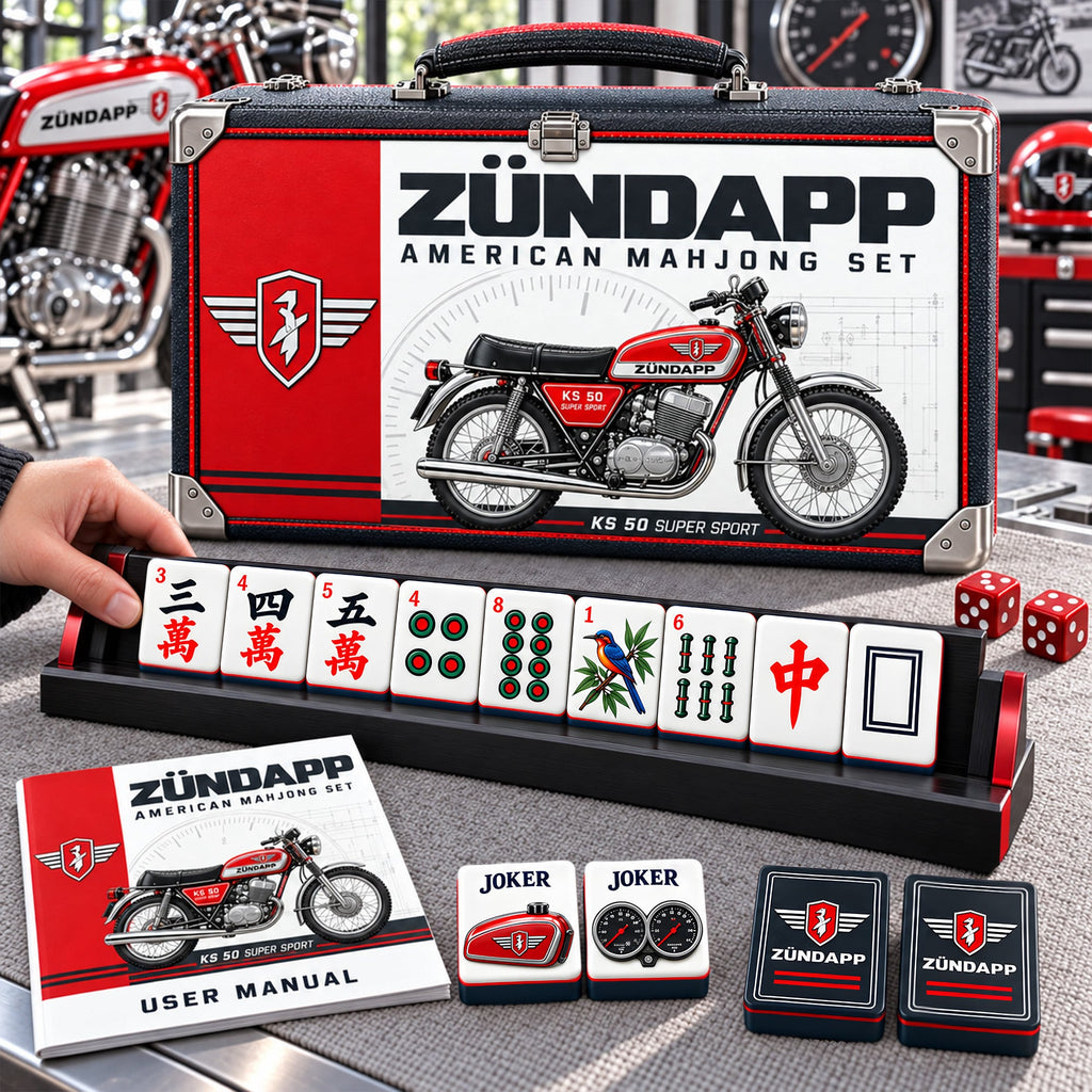 Premium ZUD Mahjong Tiles Set PVNA